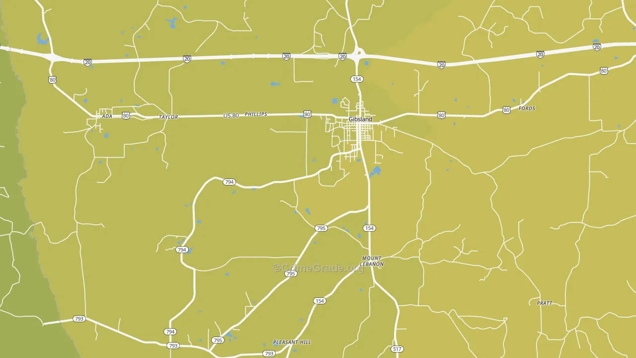 71028, LA Map of Vehicle Theft Rates