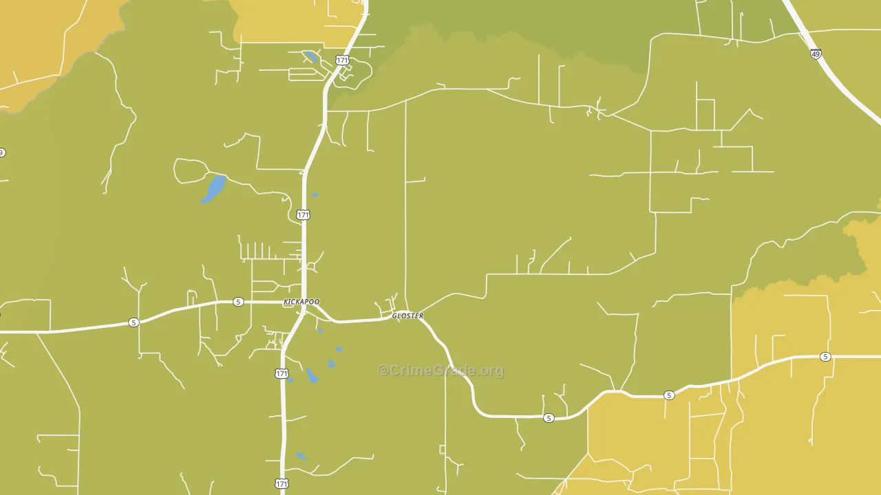71030, LA Map of Vehicle Theft Rates