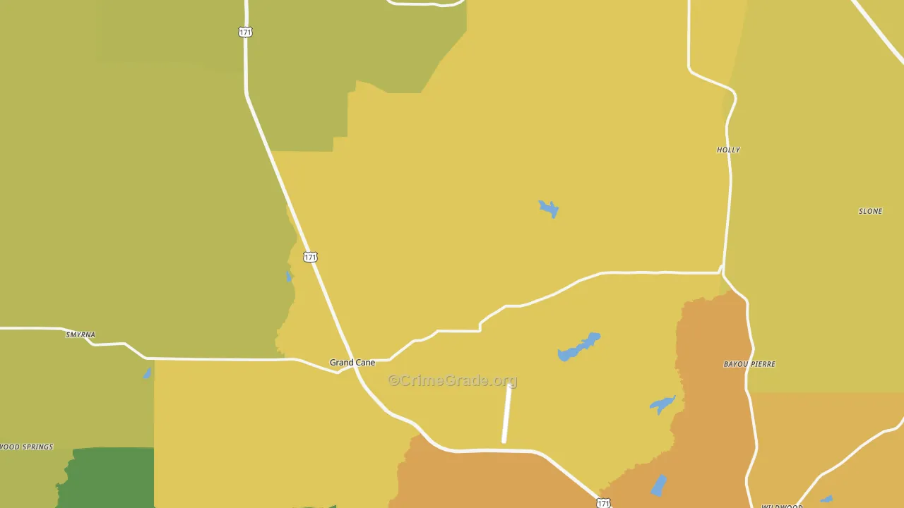 71032, LA Map of Vehicle Theft Rates