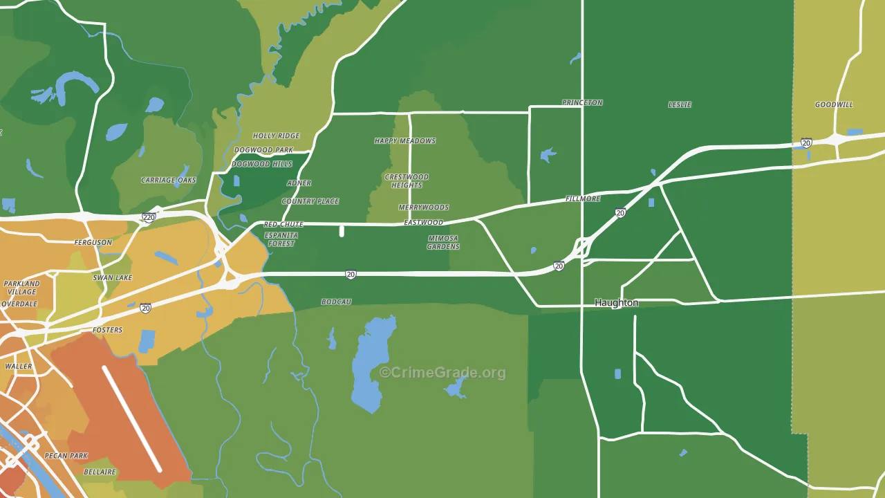 71037, LA Map of Vehicle Theft Rates