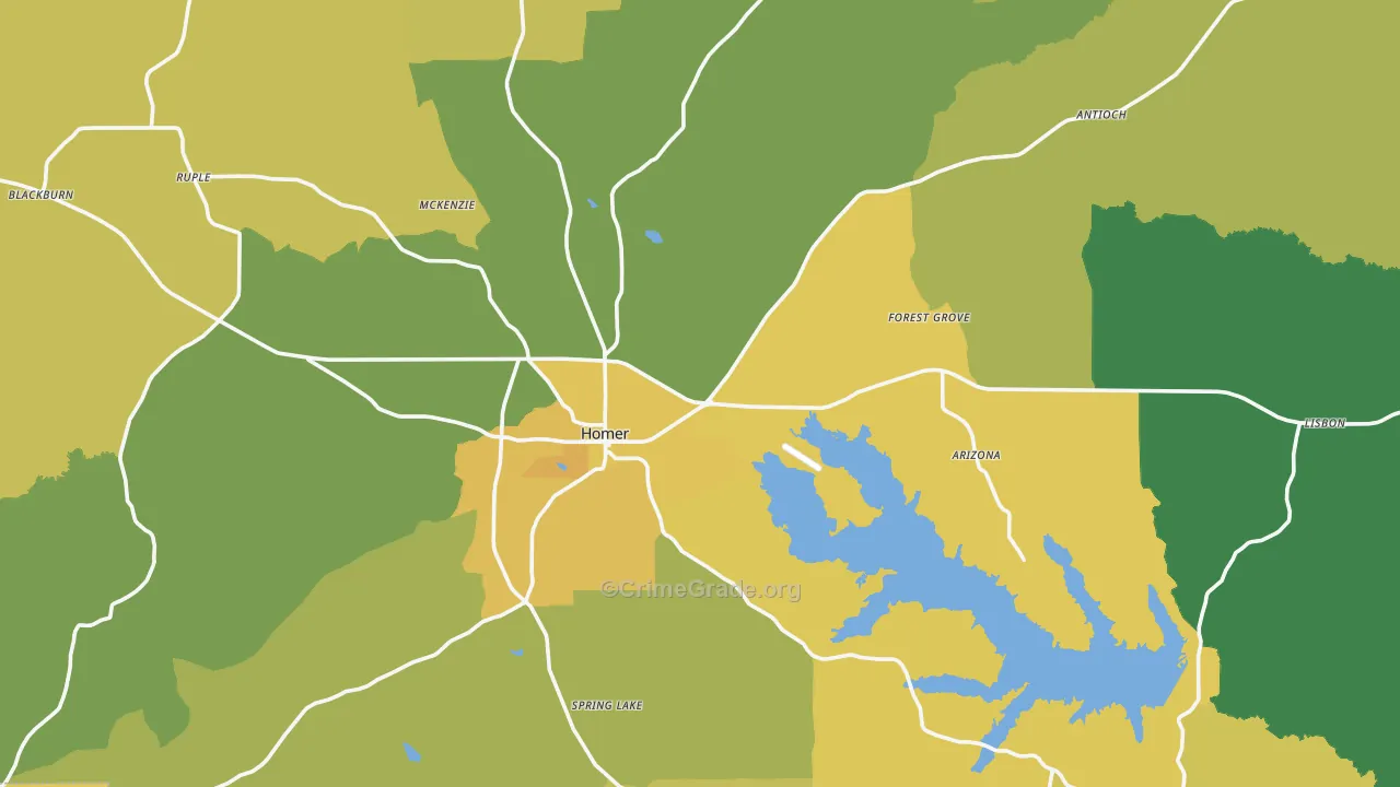 71040, LA Map of Vehicle Theft Rates