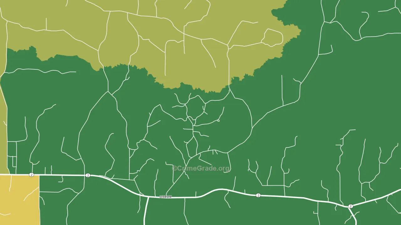 71048, LA Map of Vehicle Theft Rates