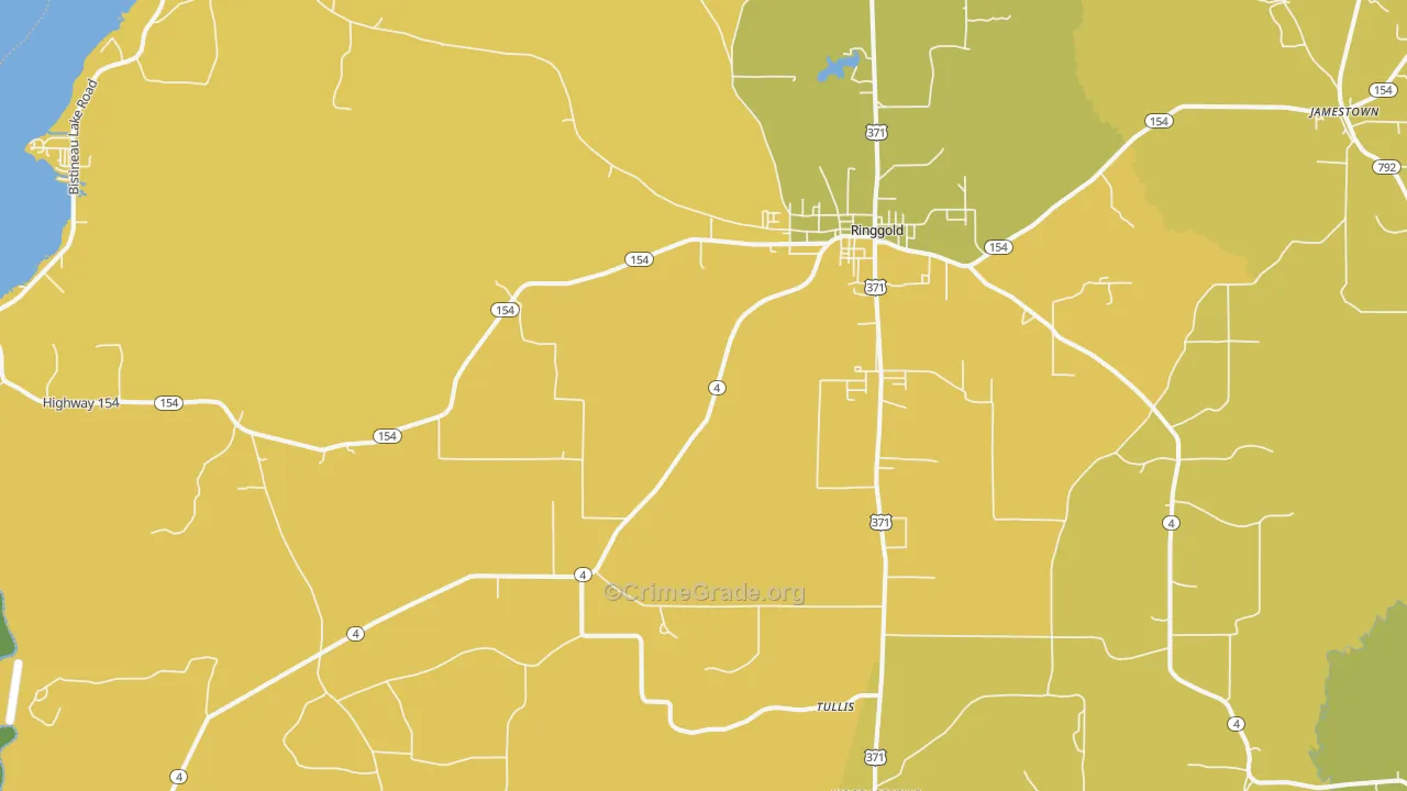 71068, LA Map of Vehicle Theft Rates