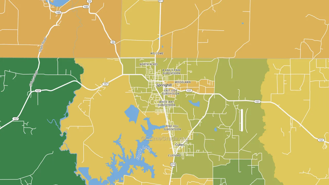 71075, LA Map of Vehicle Theft Rates