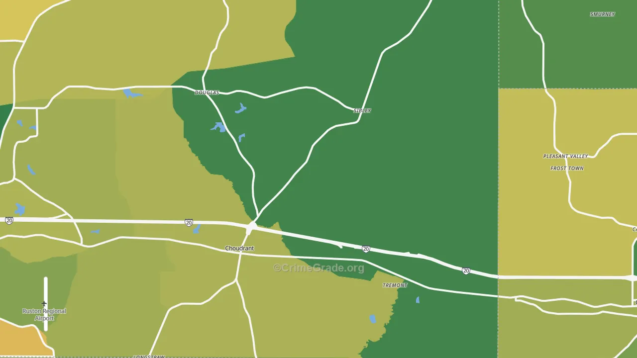 71227, LA Map of Vehicle Theft Rates