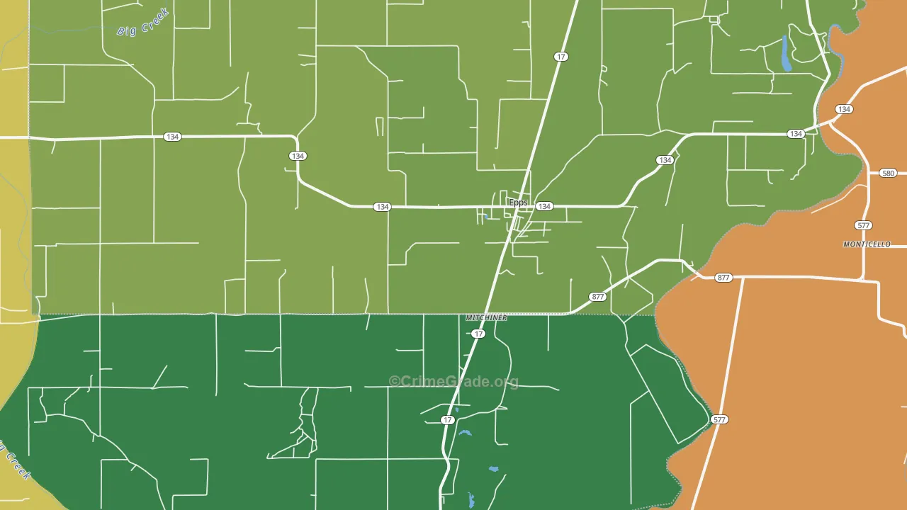 71237, LA Map of Vehicle Theft Rates