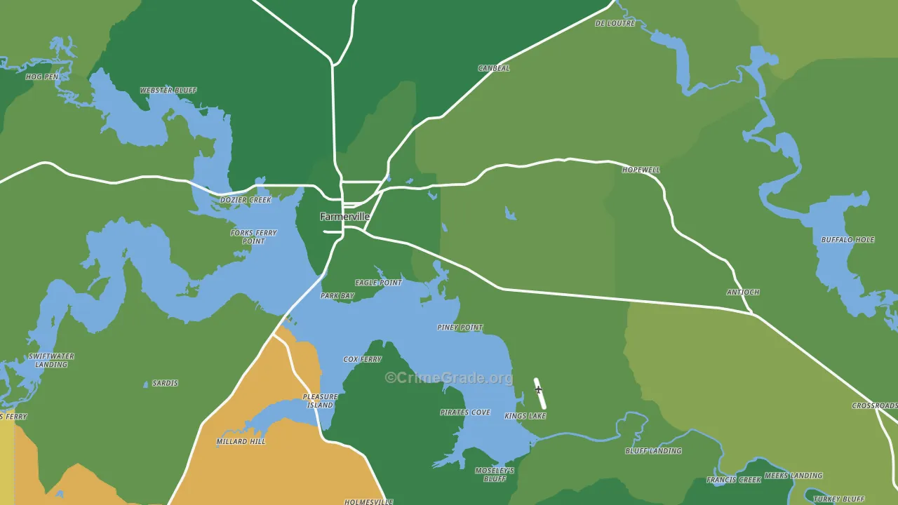 71241, LA Map of Vehicle Theft Rates