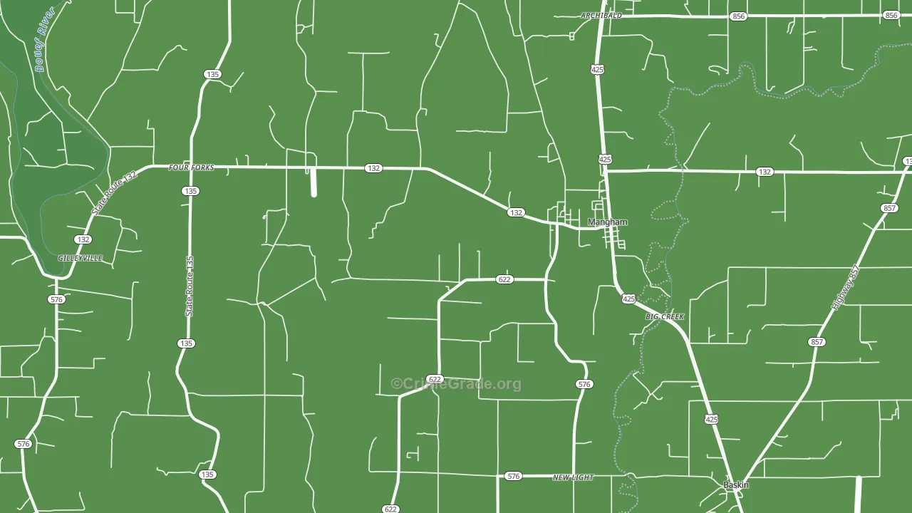 71259, LA Map of Vehicle Theft Rates