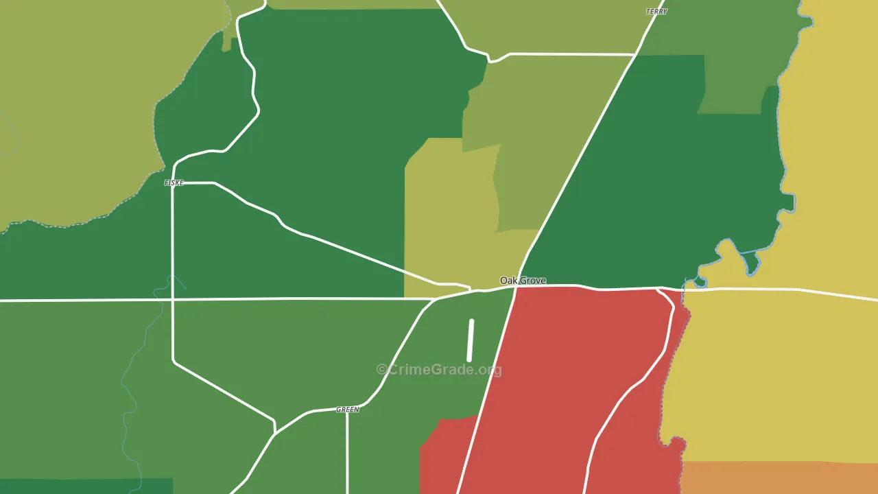 71263, LA Map of Vehicle Theft Rates