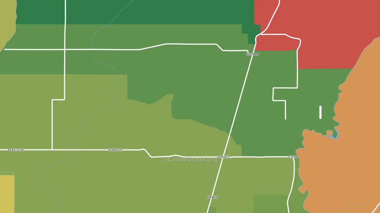 71266, LA Map of Vehicle Theft Rates