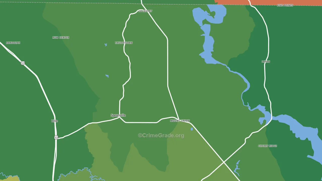 71277, LA Map of Vehicle Theft Rates