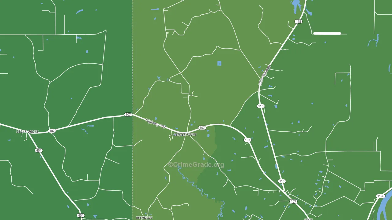 71323, LA Map of Vehicle Theft Rates