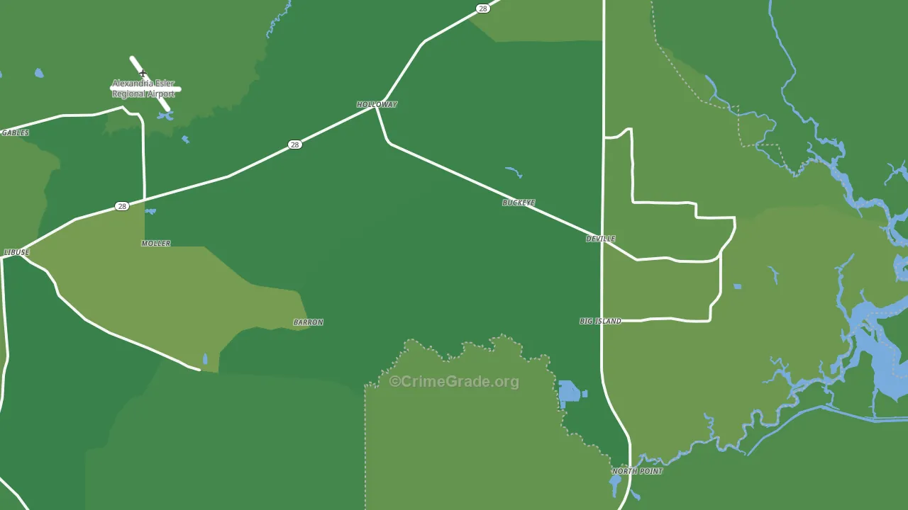 71328, LA Map of Vehicle Theft Rates