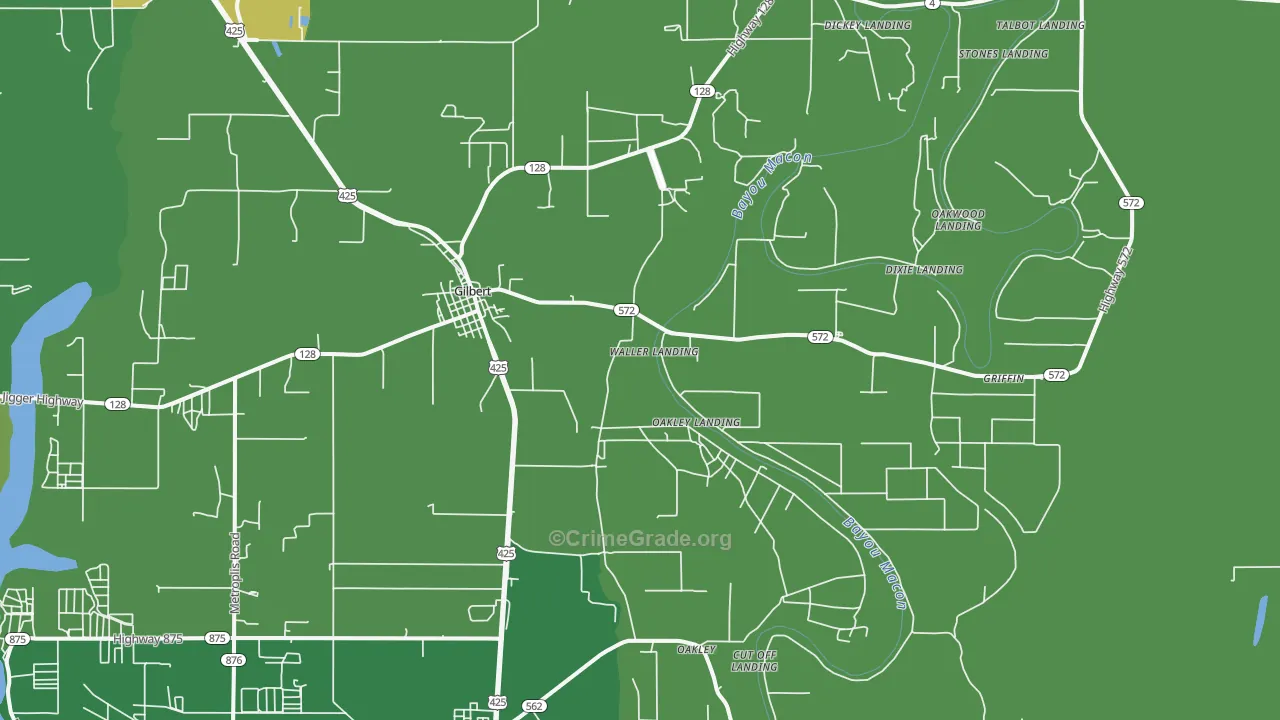 71336, LA Map of Vehicle Theft Rates