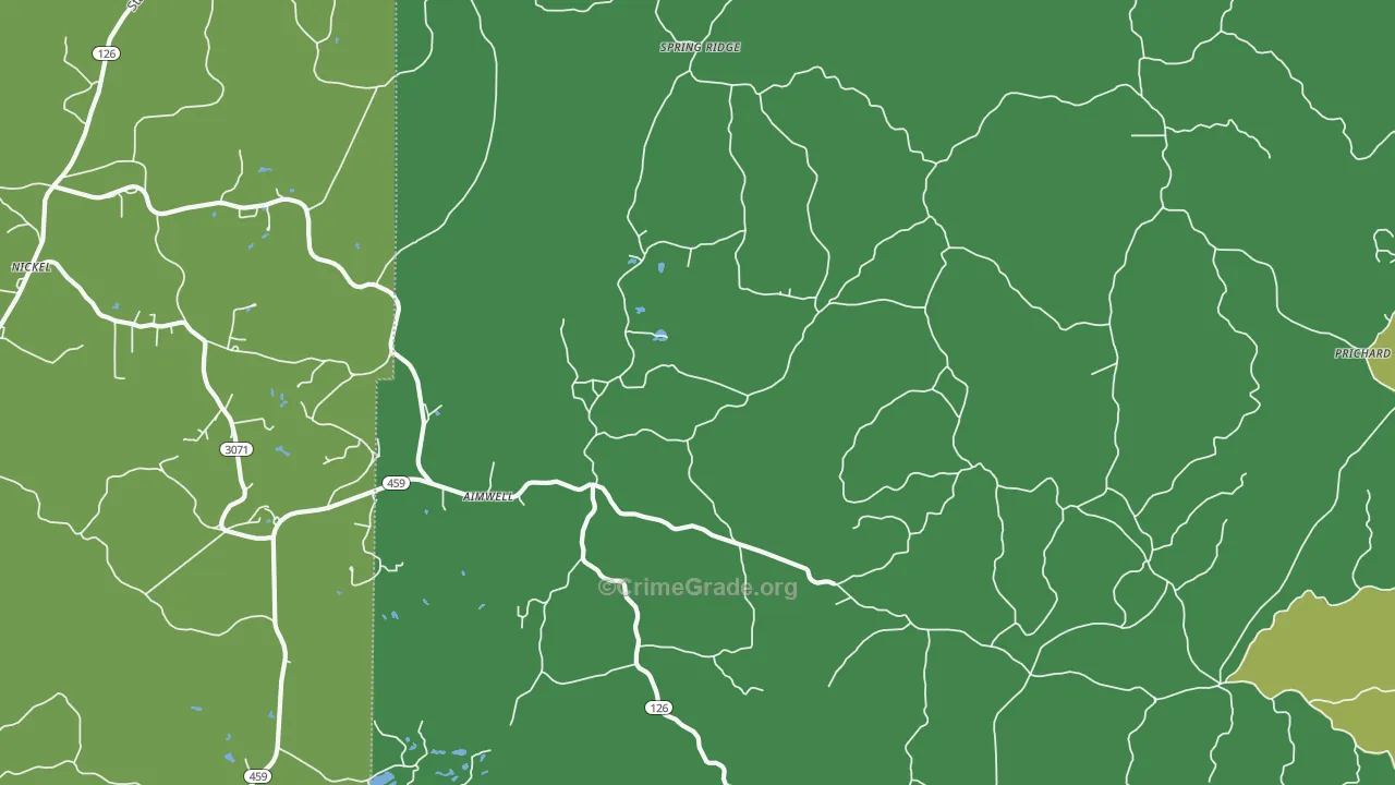 71401, LA Map of Vehicle Theft Rates