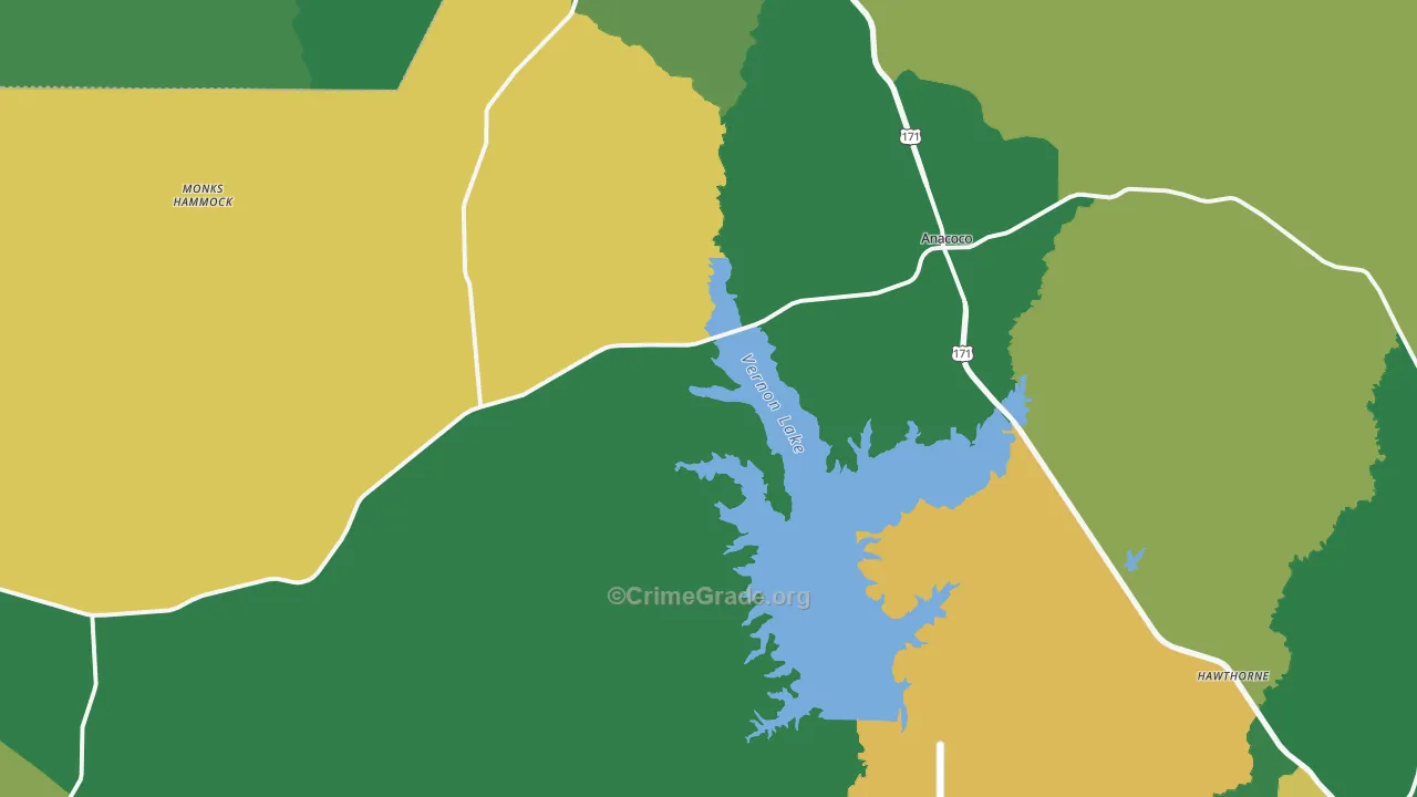 71403, LA Map of Vehicle Theft Rates
