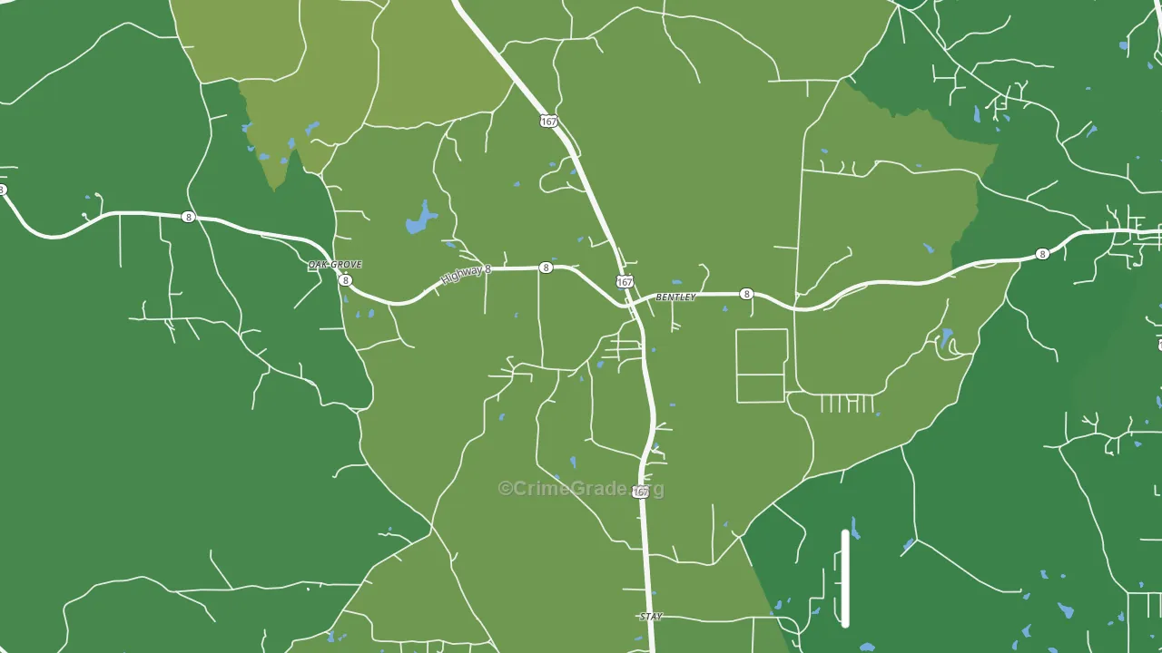 71407, LA Map of Vehicle Theft Rates