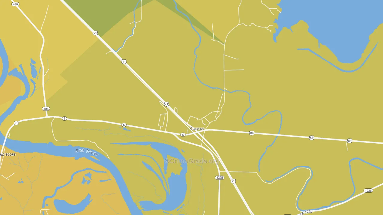 71414, LA Map of Vehicle Theft Rates