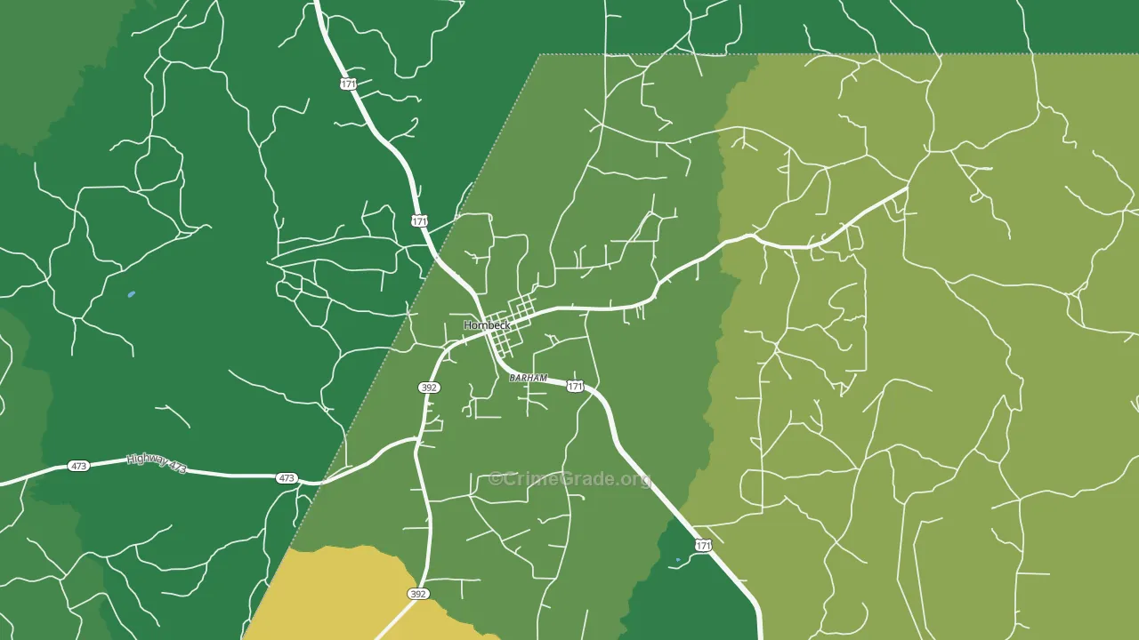 71439, LA Map of Vehicle Theft Rates