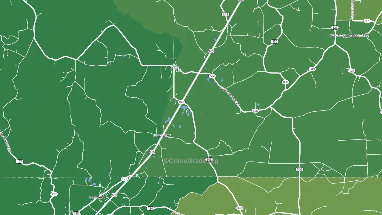 71441, LA Map of Vehicle Theft Rates