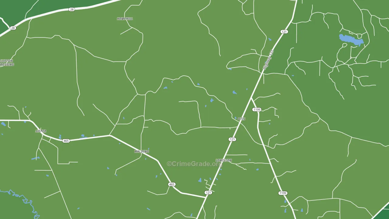 71466, LA Map of Vehicle Theft Rates
