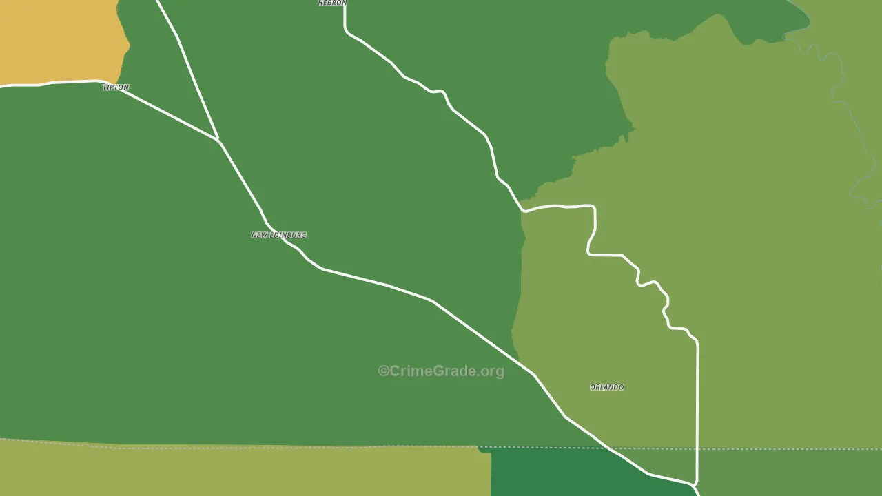 71660, AR Map of Vehicle Theft Rates