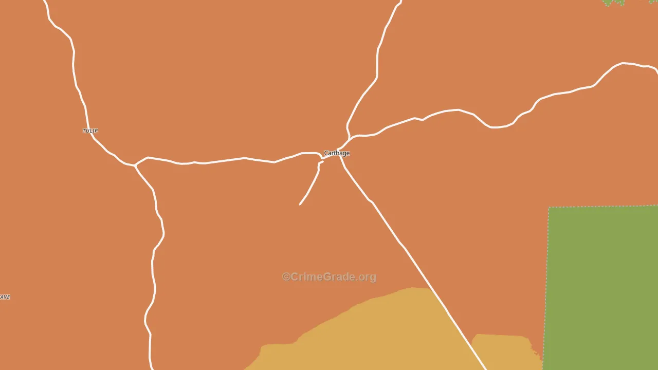 71725, AR Map of Vehicle Theft Rates