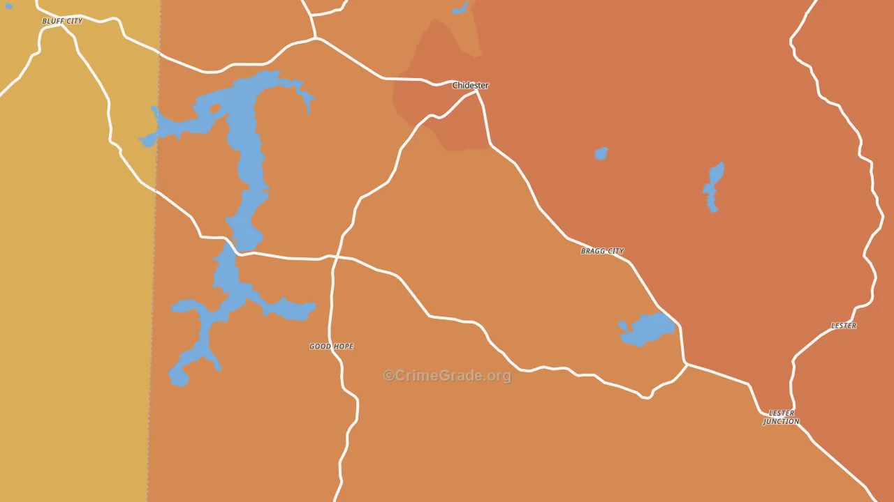 71726, AR Map of Vehicle Theft Rates
