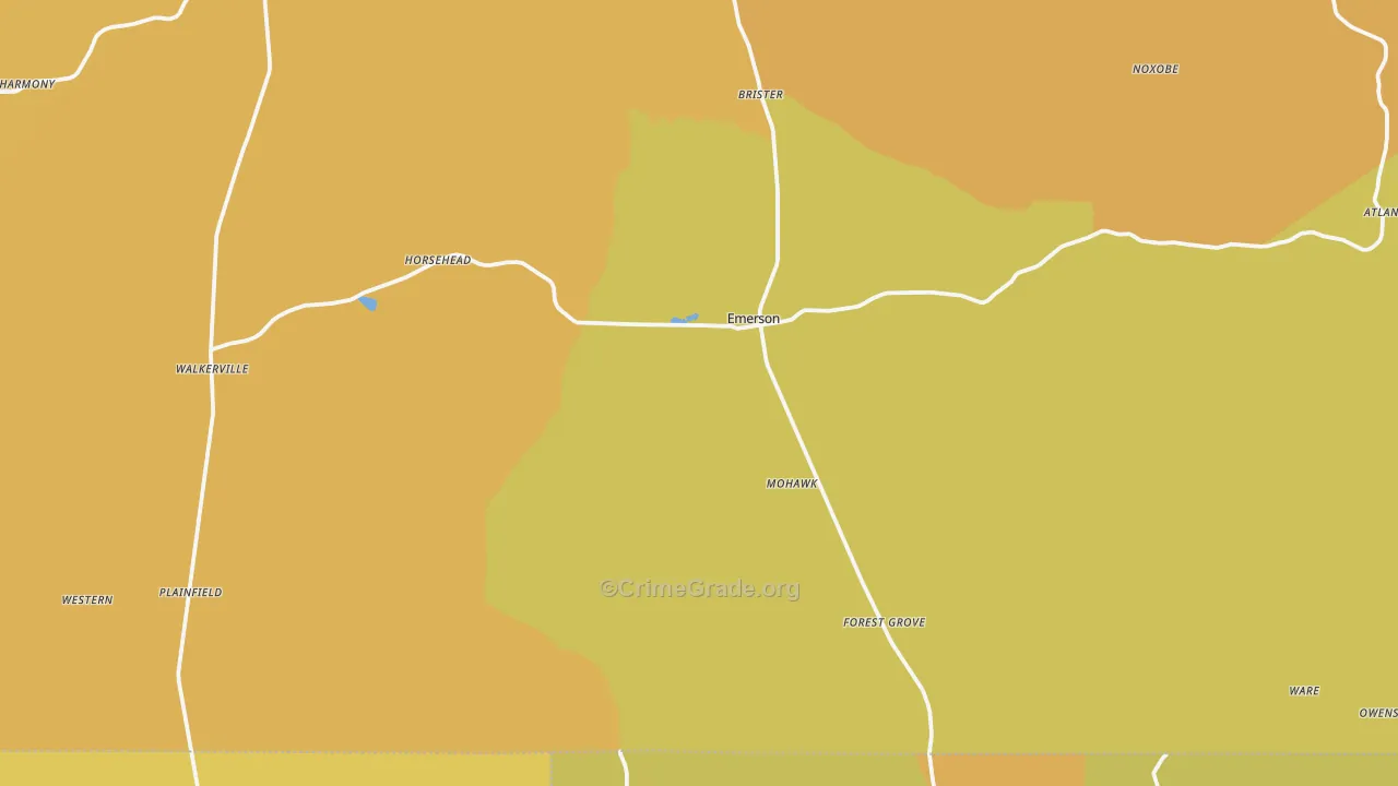 71740, AR Map of Vehicle Theft Rates