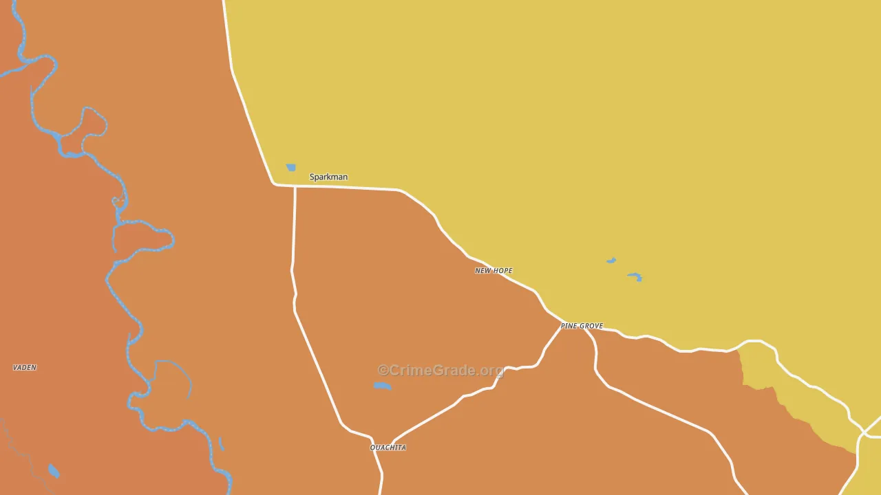 71763, AR Map of Vehicle Theft Rates