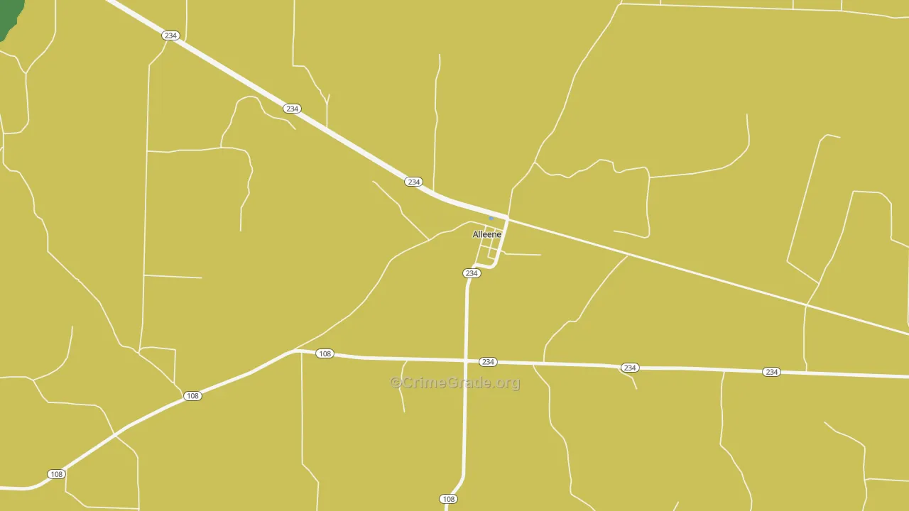 71820, AR Map of Vehicle Theft Rates