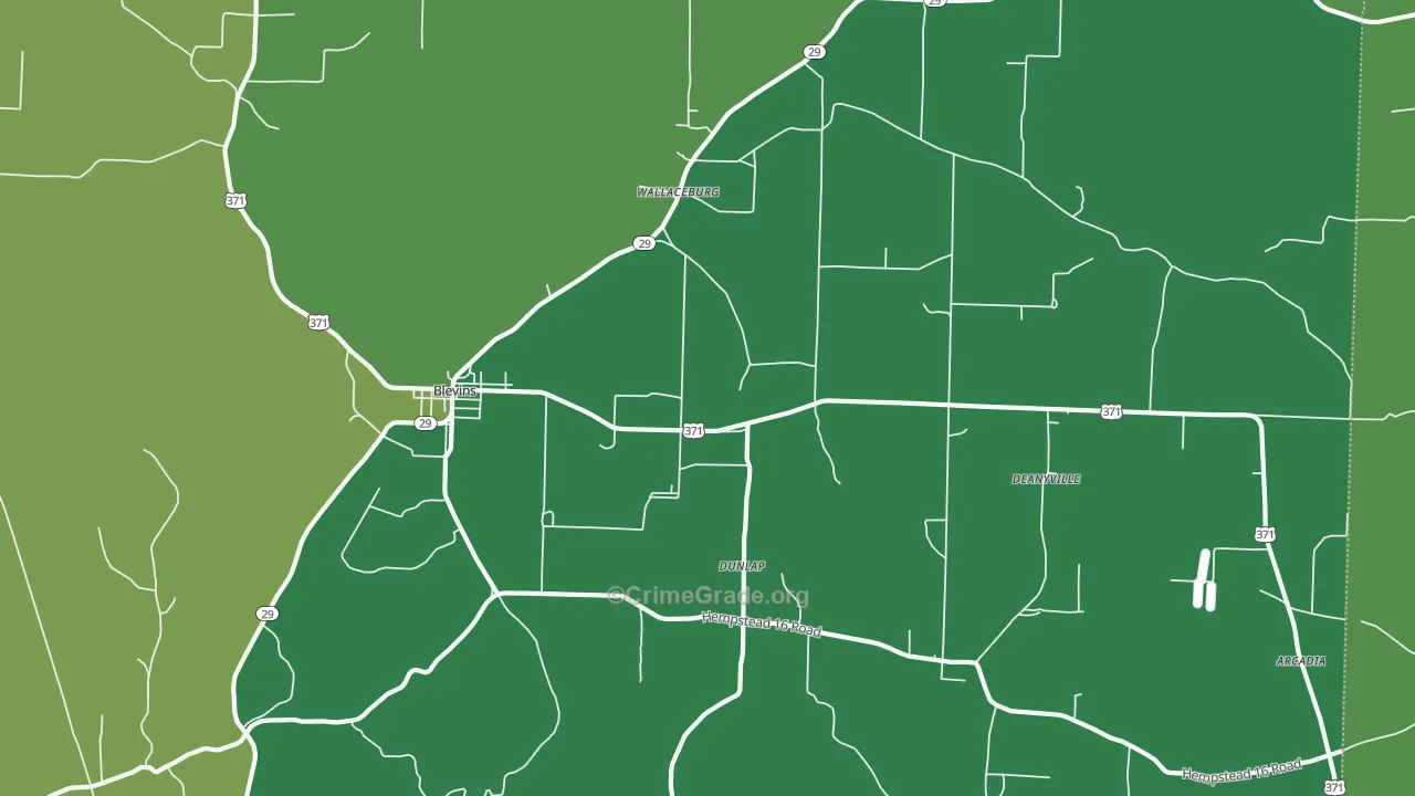 71825, AR Map of Vehicle Theft Rates