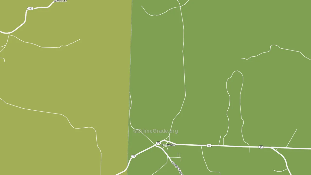 71831, AR Map of Vehicle Theft Rates