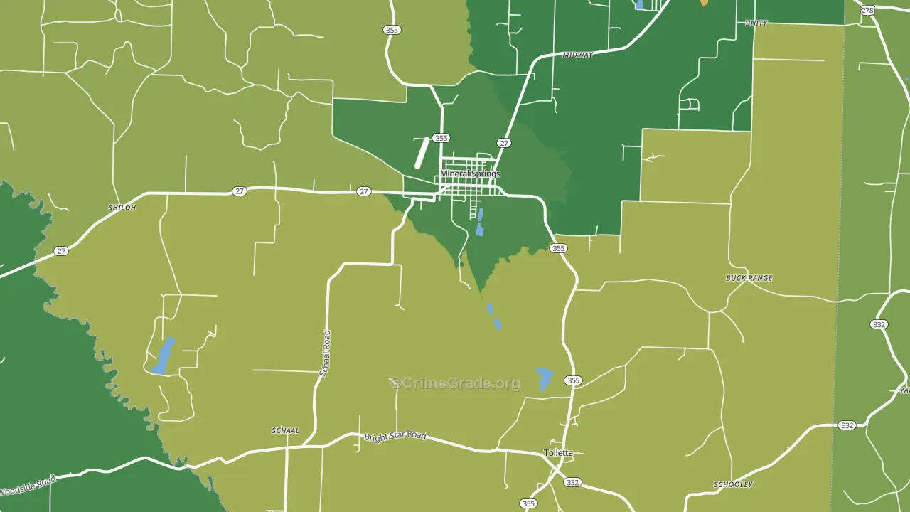 71851, AR Map of Vehicle Theft Rates