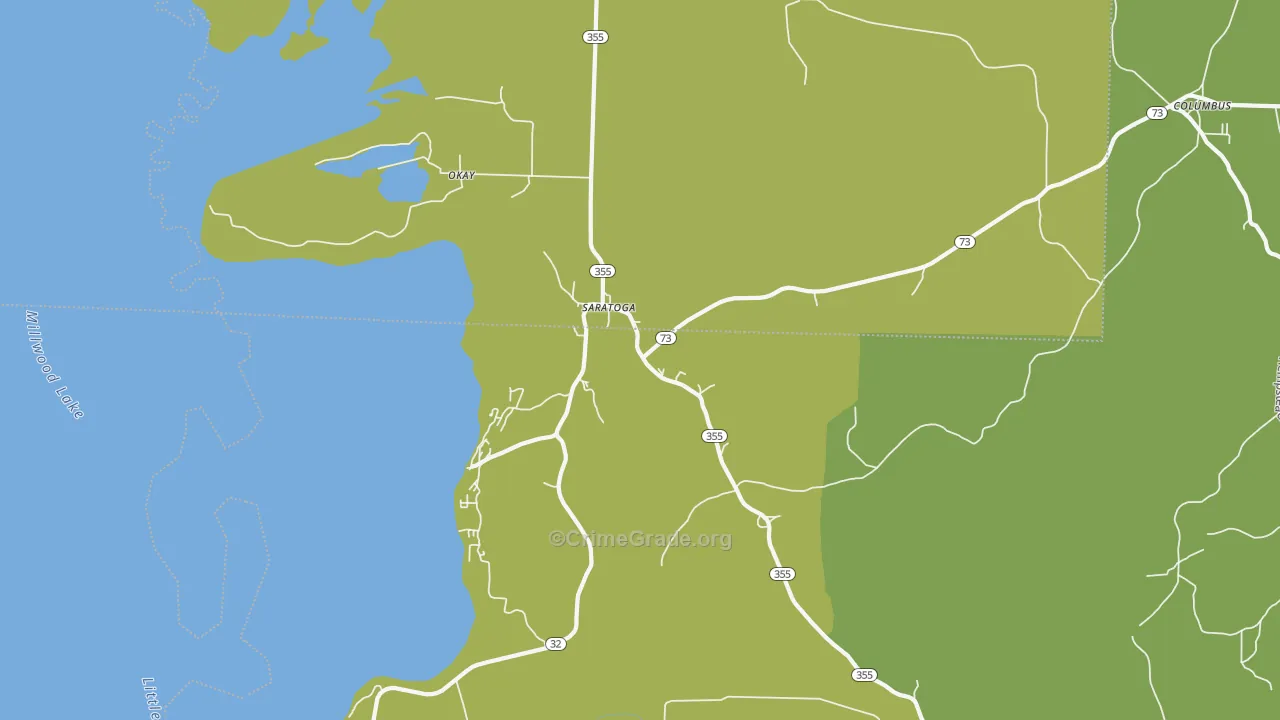 71859, AR Map of Vehicle Theft Rates
