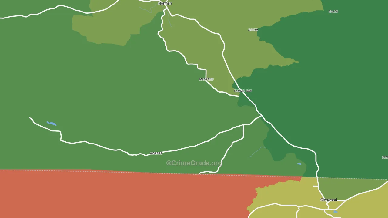71935, AR Map of Vehicle Theft Rates