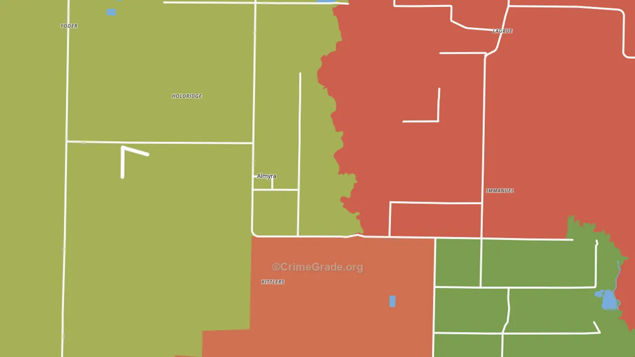 72003, AR Map of Vehicle Theft Rates