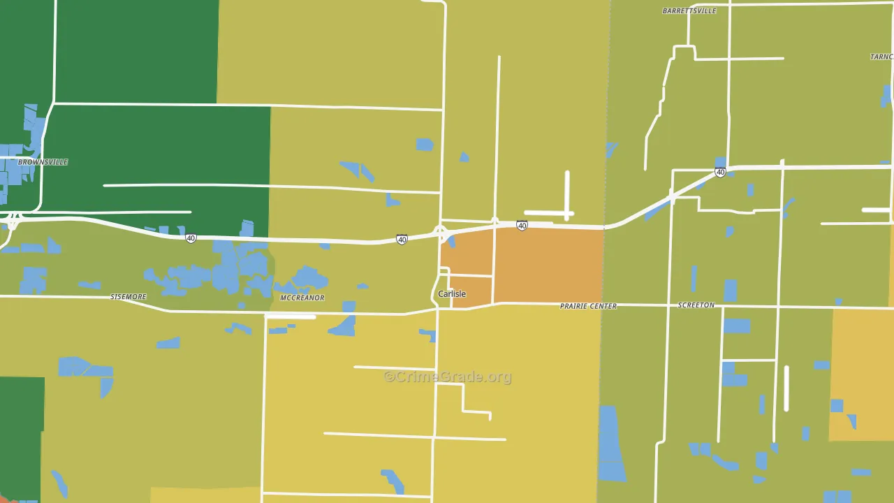 72024, AR Map of Vehicle Theft Rates