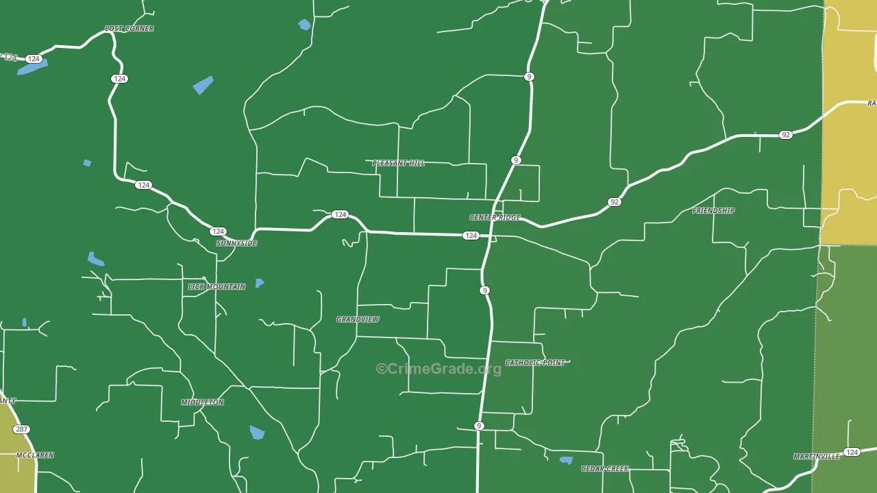72027, AR Map of Vehicle Theft Rates