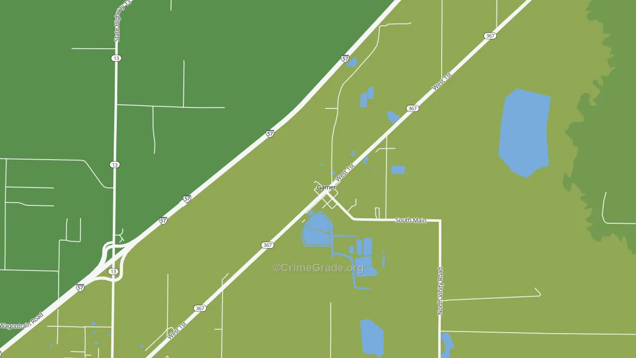 72052, AR Map of Vehicle Theft Rates
