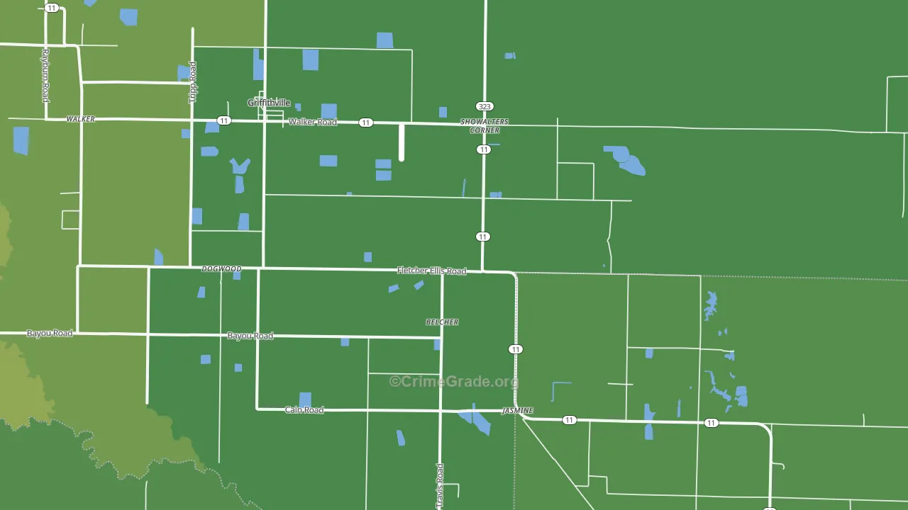 72060, AR Map of Vehicle Theft Rates