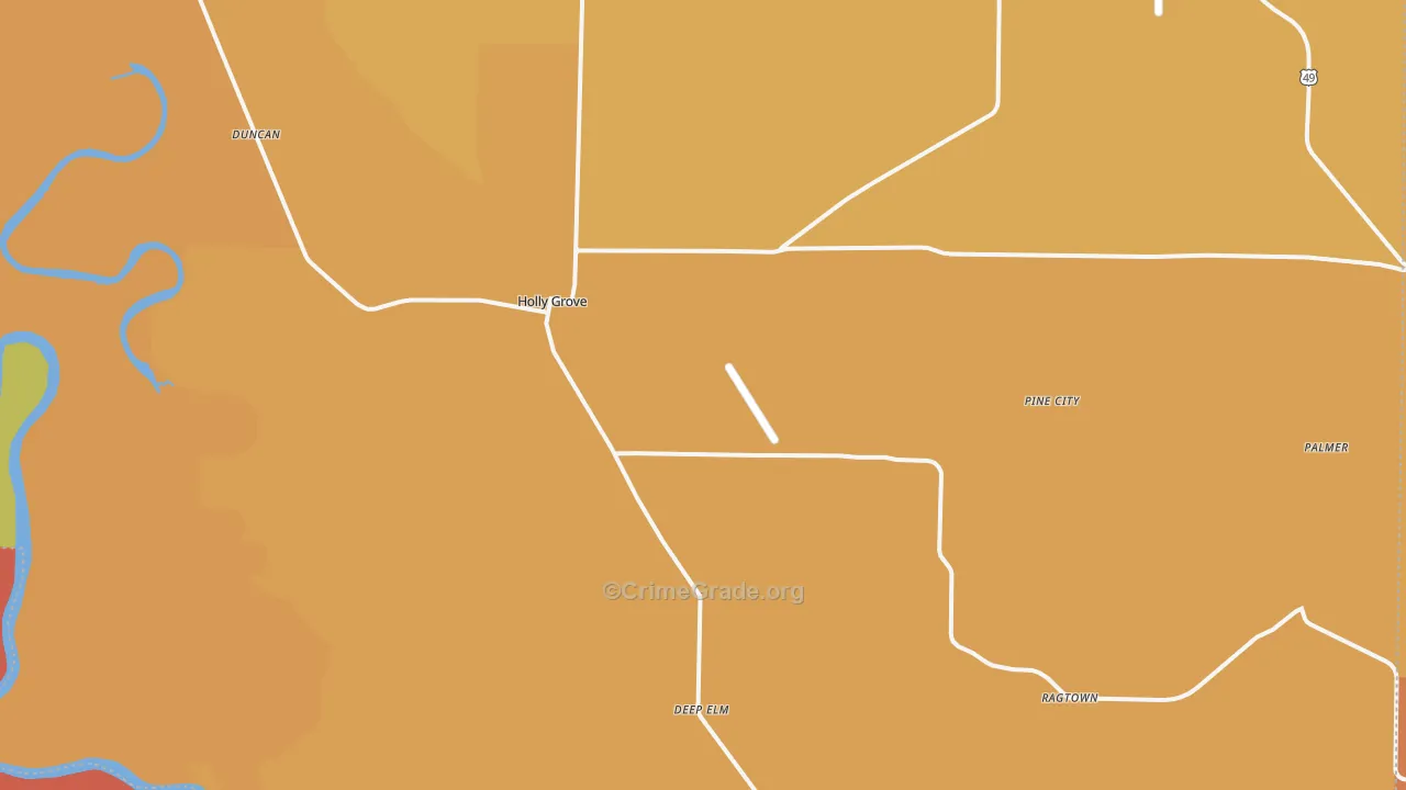 72069, AR Map of Vehicle Theft Rates