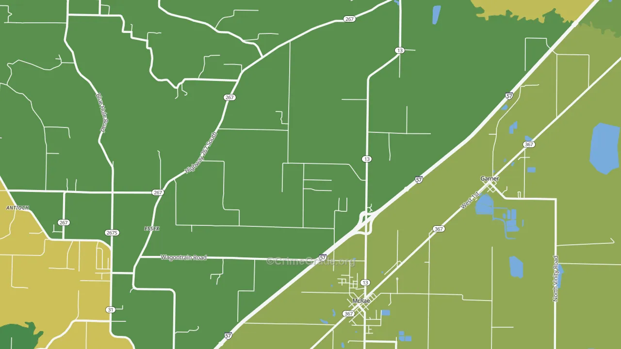 72102, AR Map of Vehicle Theft Rates