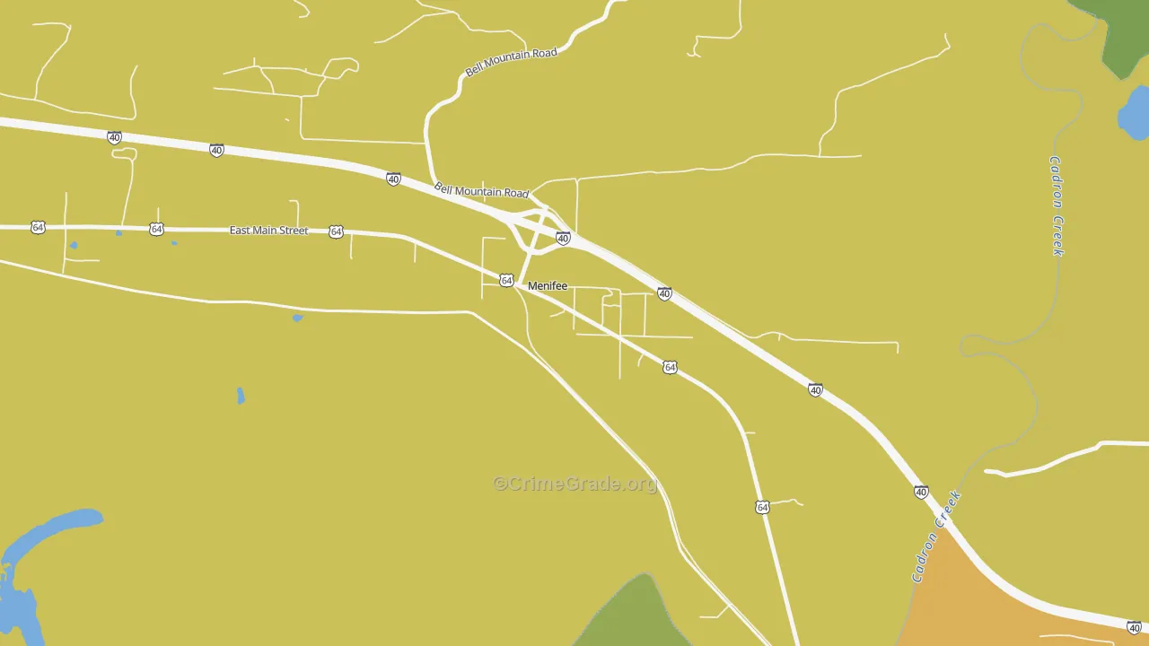 72107, AR Map of Vehicle Theft Rates