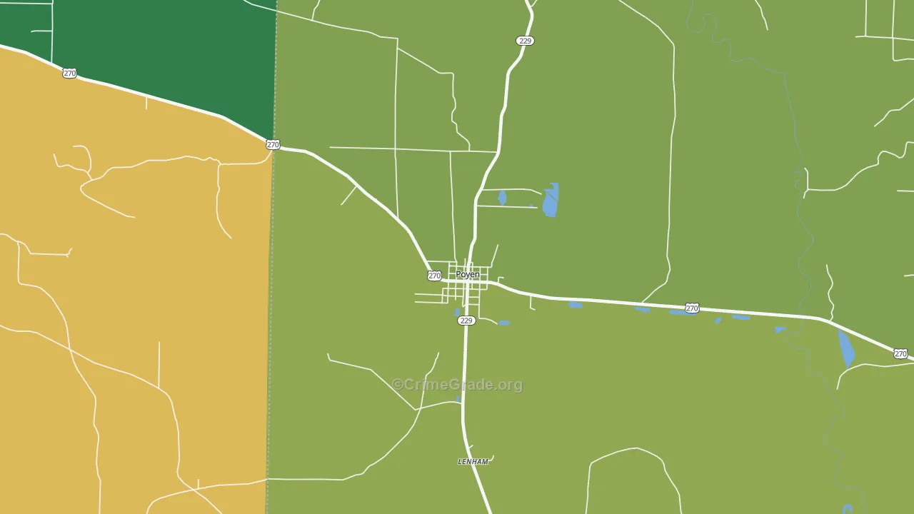 72128, AR Map of Vehicle Theft Rates