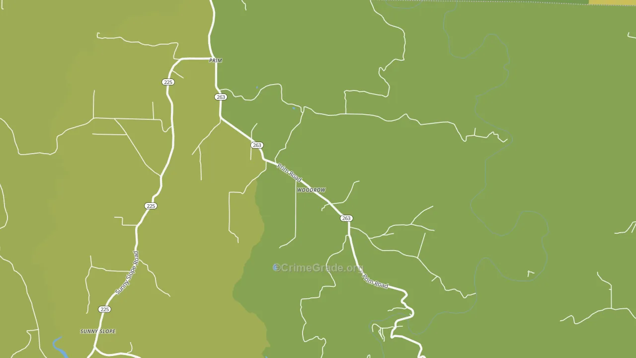 72130, AR Map of Vehicle Theft Rates