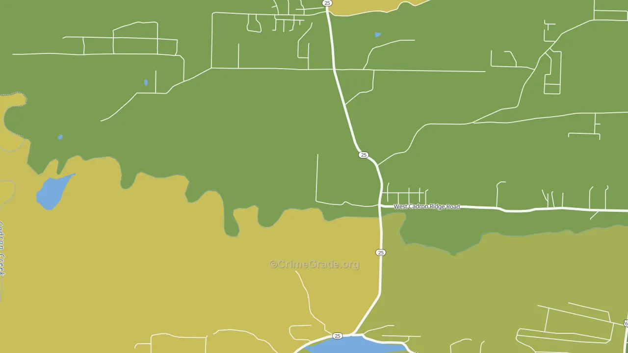 72181, AR Map of Vehicle Theft Rates