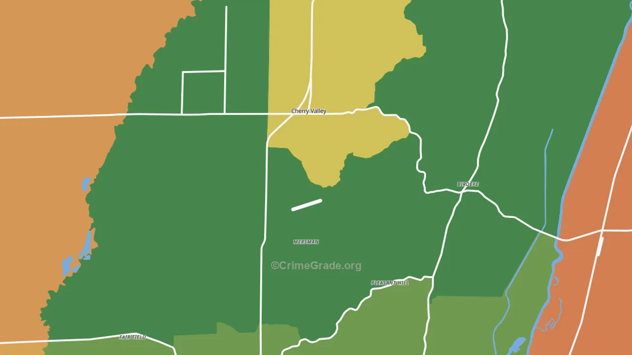 72324, AR Map of Vehicle Theft Rates