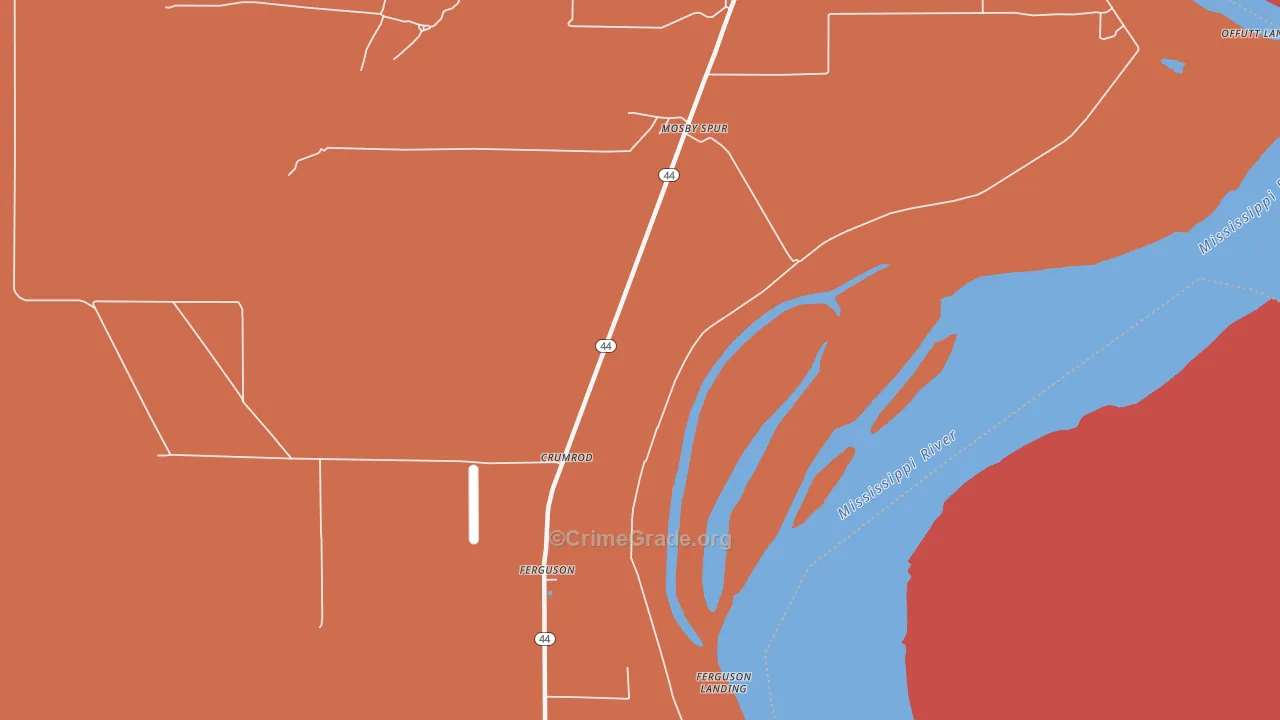 72328, AR Map of Vehicle Theft Rates