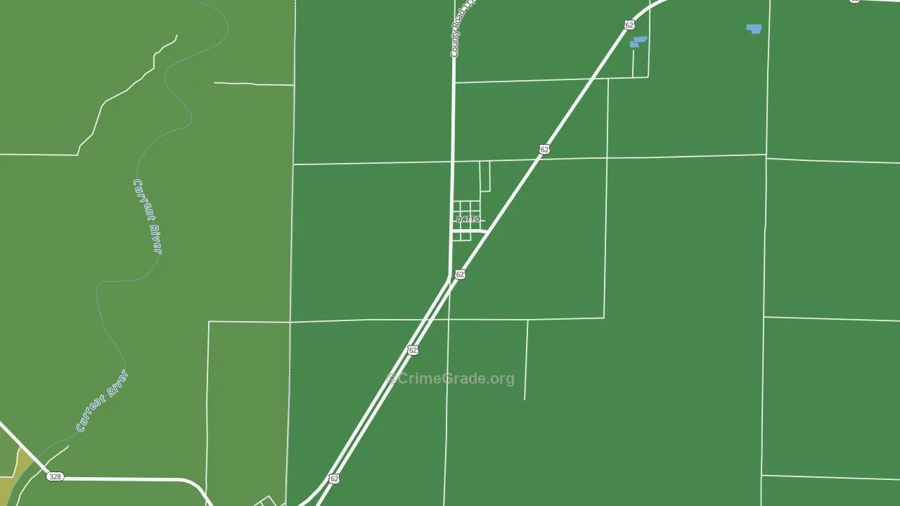 72424, AR Map of Vehicle Theft Rates